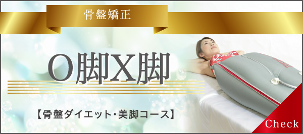 骨盤矯正 O脚X脚 骨盤ダイエット・美脚コース